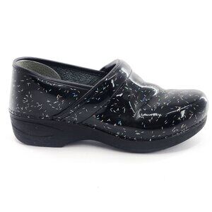 DANSKO XP 20 Professional Glitter Patent Leather Clog Black